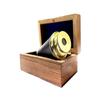Vimal Nautical Colors Golden Black & Red 6 Inch Telescope with Wooden Box - Antique Brass Spyglass Handcrafted Gift Item view 2