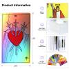 MagicSeer Rainbow Tarot Cards Decks, Tarot Card and Book Sets for Beginners, Holographic Tarot Deck view 2