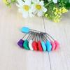 10 Pieces Diaper Pins Baby Safety Pins Plastic Cloth Diaper Pins with Locking Closures Stainless Steel Nappy Pins view 3