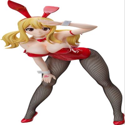 Freeing Fairy Tail: Lucy Heartfilia (Bunny Version) 1:4 Scale PVC Figure, Multicolor