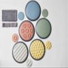 GONGE Tactile Sensory Discs - Set of 10 Textured Stepping Discs, Sensory Exploration, Cognitive Development - Includes Blindfold - Ages 1 and up - Nordic view 2