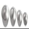Melody Jane Dollhouse 4 Silver Mixing Bowls Miniature Kitchen Baking Cooking Accessory view 1