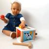 Bigjigs Toys - Tap Tap Ball & Wooden Hammer Toy, Ball Drop Toys, Pounding Toy Hammer, Hammer Toys for 1 Year Old, Educational Toys for Babies, Baby Wooden Toys view 3