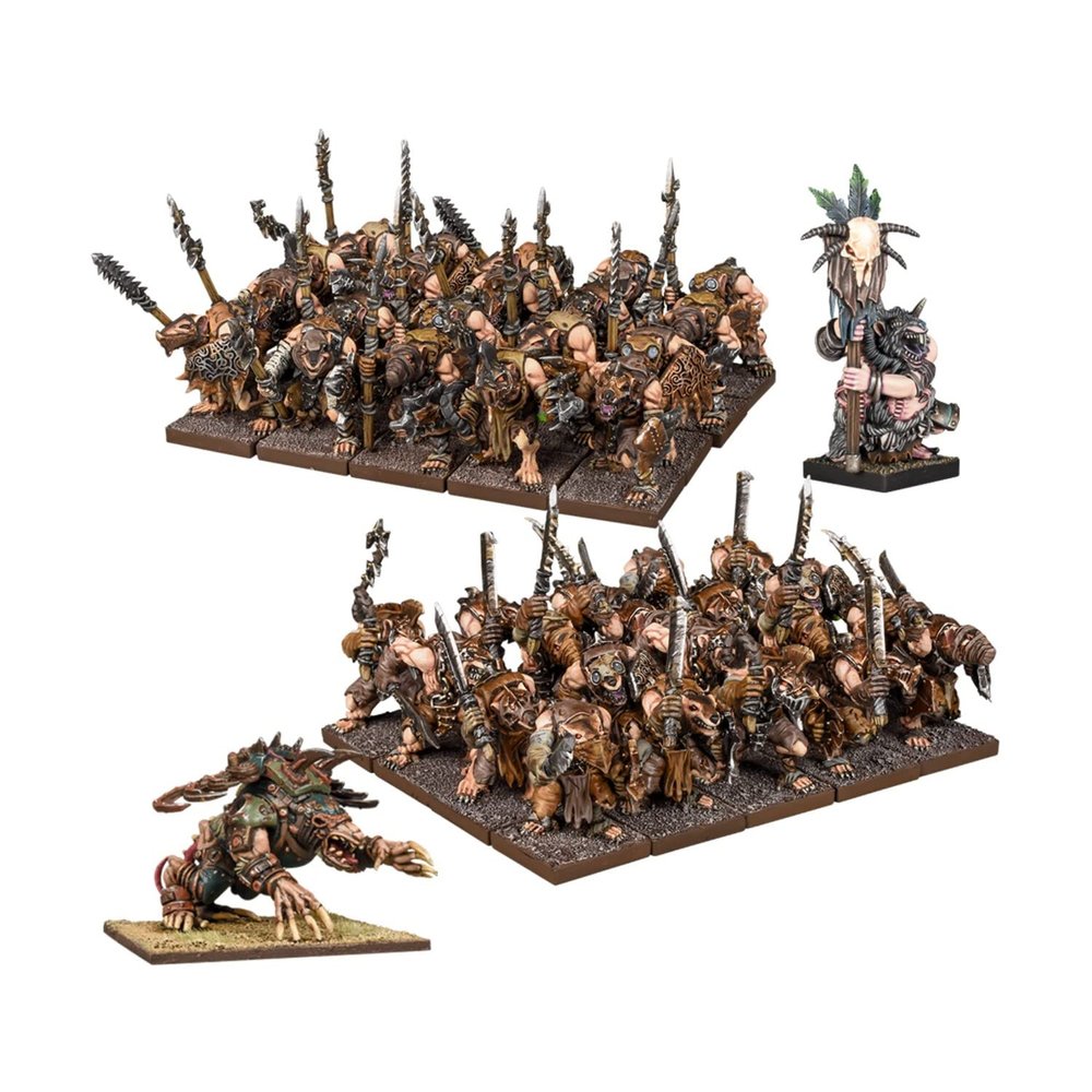 Mantic Games Kings of War Ratkin Army.
