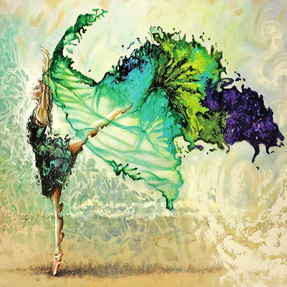 1000 Piece Puzzle for Adults, Ballet Dancer Puzzles Dancing Girl Oil Paintings Artworks Jigsaw Puzzles 1000 Pieces Intellectual Game Decompression Toys Teens Kids Gifts