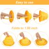 Beach Sand Toys Set for Kids, Silicone Collapsible Foldable Beach Bucket Travel Beach Toys for Summer Outdoor Camping and Fishing Tub with Sand Molds Shovels Rakes for Toddlers Boys Girls 2.5L 3PCS view 3
