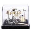 Pssopp Mini Drum Model Gift, Miniature Musical Instrument Drum Set Model Display Drum Kit Model Mini Ornaments Craft for Home Decor Graduation Day Gift view 1