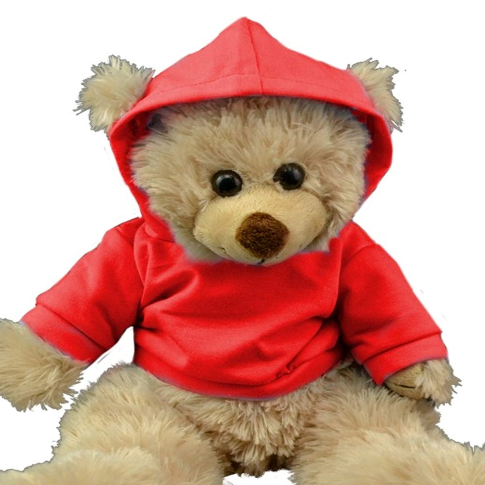 Hoodie T Shirt 16" Teddy Bear Clothes Build-a-bear Red