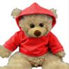 Hoodie T Shirt 16" Teddy Bear Clothes Build-a-bear Red view 1