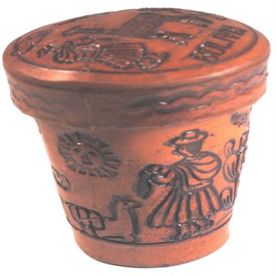 Fair Trade Leather South American Cacho Dice Shaker Holder
