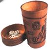 Fair Trade Leather South American Cacho Dice Shaker Holder view 3