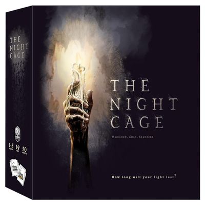 The Night Cage by Smirk and Dagger | Cooperative Candlelit Horror Strategy Game | Tile Laying Labyrinth Escape Adventure for 1 to 5 Players Ages 14 Plus