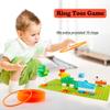 Anpcso Marble Run Building Blocks for Kids Age 3-8, 128 Pcs STEM Building Bricks Set with Toss Ring Game, Educational Learning Toys for Toddlers Boys Girls Gifts- Compatible with All Major Brands view 4
