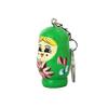 12PCS Nesting Dolls Key Chains Wood Russian Doll Craft Key Rings Charms view 4