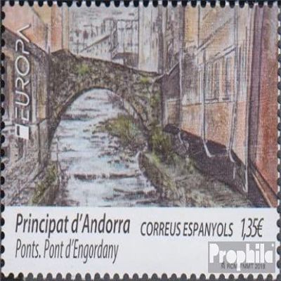 Andorra - Spanish Post 465 (Complete.Issue.) unmounted Mint/Never hinged ** MNH 2018 Bridge Engordany (Stamps for Collectors) Cars/Road Traffic