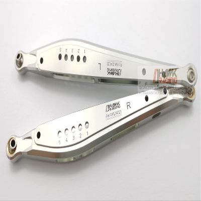 Dhawk Racing CNC Aluminum Rear Trailing Arm 2 for Axial 1/10 RBX10 ryft (Silver)