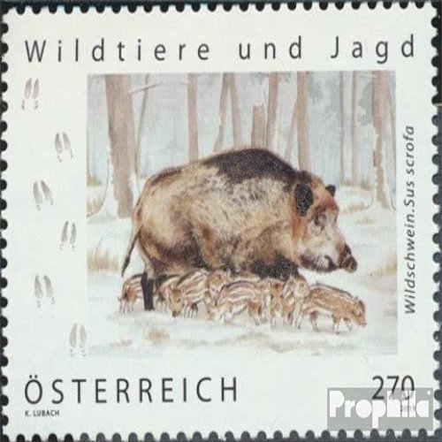 Austria 3455 (Complete.Issue.) unmounted Mint/Never hinged ** MNH 2019 Wildschwein (Stamps for Collectors) Other Mammals (Monkeys/Dinosaurs/Elephants ...)
