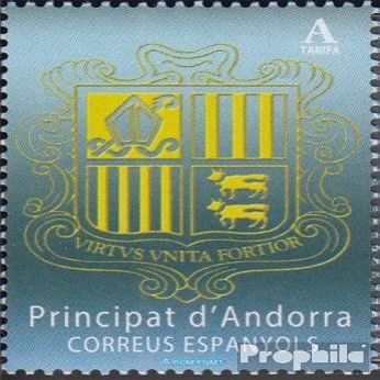 Andorra - Spanish Post 461 (Complete.Issue.) unmounted Mint/Never hinged ** MNH 2018 Crest (Stamps for Collectors) Flags/Coats of Arms/Maps
