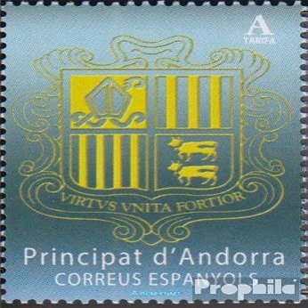 Andorra - Spanish Post 461 (Complete.Issue.) unmounted Mint/Never hinged ** MNH 2018 Crest (Stamps for Collectors) Flags/Coats of Arms/Maps