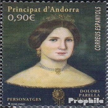 Andorra - Spanish Post 434 (Complete.Issue.) unmounted Mint/Never hinged ** MNH 2015 Mordopfer Baronin Parrella-Fivaller (Stamps for Collectors)