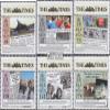 United Kingdom - Isle of Man 1874Zf-1879Zf with zierfeld (Complete.Issue.) unmounted Mint/Never hinged ** MNH 2013 Newspaper The Times (Stamps for Collectors) Airplanes/Balloons/Zeppelins/Avia view 1