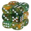 Chessex 16mm Dice Block: Nebula Luminary - Spring w/White (CHX27755) view 1
