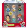 CoComelon Official Friends & Family, 6 Figure Pack - 3 Inch Character Toys - Features Two Baby JJ Figures (Tee and Onesie), Tomtom, YoYo, Cody, and Nina - Toys for Babies and Toddlers view 2