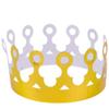 The Dreidel Company 12-Pack Adjustable Gold Foil Crown Birthday Party Paper Crowns, 2 Designs, Party Supplies, Gatherings, & Events (12-Pack) view 2