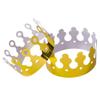 The Dreidel Company 12-Pack Adjustable Gold Foil Crown Birthday Party Paper Crowns, 2 Designs, Party Supplies, Gatherings, & Events (12-Pack) view 3