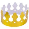 The Dreidel Company 12-Pack Adjustable Gold Foil Crown Birthday Party Paper Crowns, 2 Designs, Party Supplies, Gatherings, & Events (12-Pack) view 4