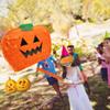Halloween Pumpkin Pinata for Theme Party Favor, Party Supplies with Smile (11.81 x 15.75 x 4.14 Inches) view 3