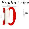 2-Pack 328ft Children Kite Reel Winder Kite Line Kite String Handle Winder Winding Reel Grip Wheel Professional Outdoor Garden Kite Accessories D Shape Blace Winder Handle (4.5 inch) (red) view 4