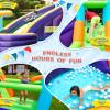 AirMyFun Inflatable Waterslide, Water Bounce House for Wet and Dry, Kids Bouncy House Water Park with Air Blower, Water Spray, Splash Pool, A83021 view 2