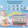 Kids Tablet Learning Pad Toddler Tablet with ABC Word Song Music Number Electronic Interactive Toy for Educational Preschool Boys & Girls 3 4 5 Years Old view 2