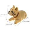 Car Dash Dancer Nodding Head Dashboard Car Dashboard Bobblehad Dog Nodding Heads Dash Puppy Ornaments Tabletop Decor for Home Decorations Bobblehead view 2