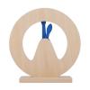 ZJchao Baby Children Wooden Clock, Baby Toddler Toys Teaching Clocks Toy Kids Time Number Teaching Adorable Cartoon Clocks with Numbers Interactive Teaching Clock Toy for Kids view 4