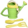 Green Toys Watering Can, Green 4C - Pretend Play, Motor Skills, Kids Outdoor Role Play Toy. No BPA, phthalates, PVC. Dishwasher Safe, Recycled Plastic, Made in USA, Yellow view 1