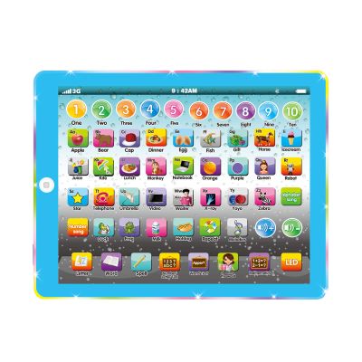 Kids Learning Tablet Toddler Tablet with ABC Word Song Music Number Electronic Interactive Educational Toy ABC Learning for Toddler Ages 3 4 5 6