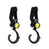 2Pcs Stroller Hook, Baby Stroller Hooks for Diaper Bags, Multi Purpose Hooks for Grocery Shopping Bags,Useful for Jogging, Walking, Great for Walker or Wheelchair Organizer. view 1