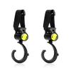 2Pcs Stroller Hook, Baby Stroller Hooks for Diaper Bags, Multi Purpose Hooks for Grocery Shopping Bags,Useful for Jogging, Walking, Great for Walker or Wheelchair Organizer. view 2