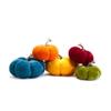Two's Company Rich Hues Set of 10 Plush Pumpkins 8 inches and 5.75 inches view 1