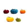 Two's Company Rich Hues Set of 10 Plush Pumpkins 8 inches and 5.75 inches view 2