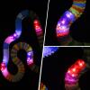 Save Unicorn Tracks Cars Replacement only, Toy Cars for Tracks Glow in The Dark, Magic Car Accessories with 5 Flashing LED Lights, Compatible with Most Tracks for Boys Girls and Kids(4pack) view 3