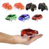 Save Unicorn Tracks Cars Replacement only, Toy Cars for Tracks Glow in The Dark, Magic Car Accessories with 5 Flashing LED Lights, Compatible with Most Tracks for Boys Girls and Kids(4pack) view 4