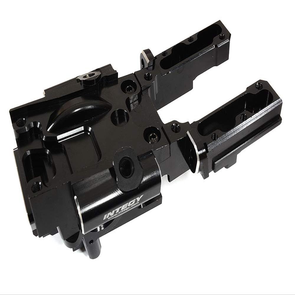 Black Billet Machined Front Bulkhead for Traxxas E-Revo 2.0 (1/10 Scale) 5330