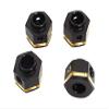 12mm Hex Wheel (4) Hub Brass +3mm Offset for Traxxas TRX-4 Scale & Trail Crawler view 1