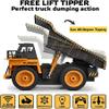 kolegend Remote Control Dump Truck and 16 Inch 11 Channel Remote Control Excavator Toy for Toddlers Kids Boys and Girls view 3