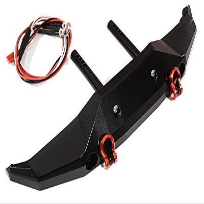 RC Model Precision Realistic Front Alloy Bumper Designed for Axial 1/10 SCX10 II 6X6