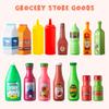 JOYIN 30Pcs Play Food Grocery Cans, Play Kitchen Accessories, Includes Drink, Juice, Jar, Seasoning, Water Bottle, Sauce, Yogurt, Ice Cream, Snack Box, Kids Gifts & Indoor Toys view 2