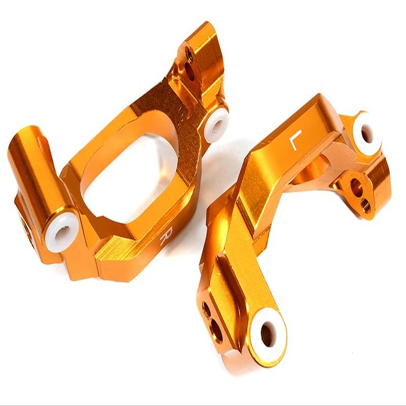 Billet Machined Caster Blocks for Traxxas 1/10 Maxx 4S Truck - Orange 8932